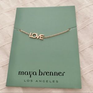 NEW Maya Brenner LOVE bracelet, anklet